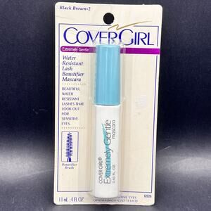 COVER GIRL Extremely Gentle Mascara Water Resistant Black Brown-2 NEW RARE